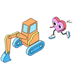 NFH-Piktogramm-Herz-jagt-Bagger