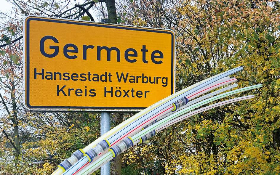 Glasfaserausbau durch sewikom in Germete