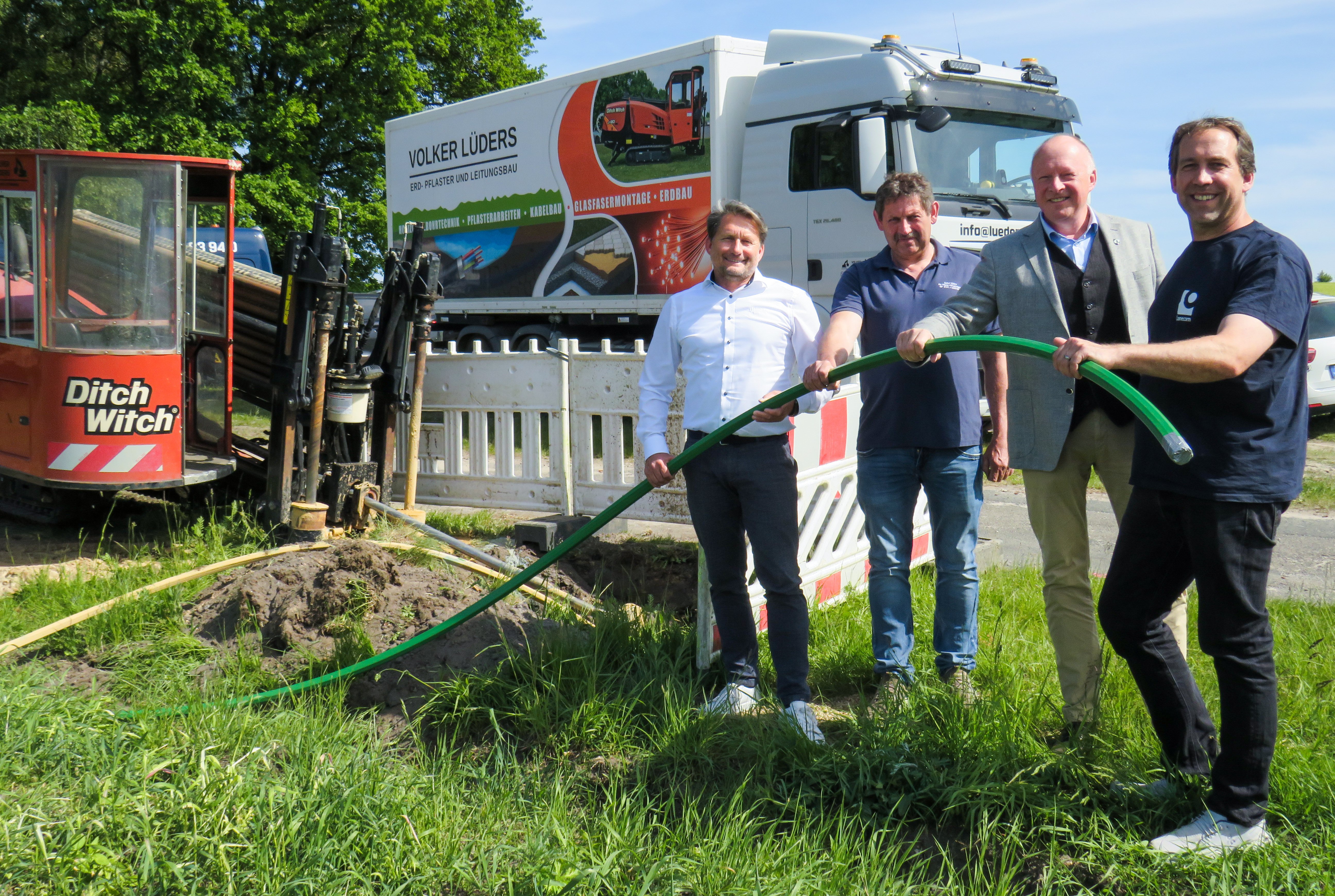 lünecom startet Glasfaser-Ausbau in Bispingen