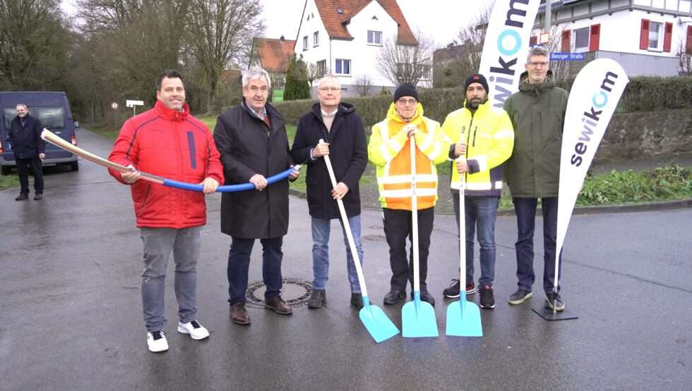 Glasfaserausbau der sewikom in Brakel gestartet