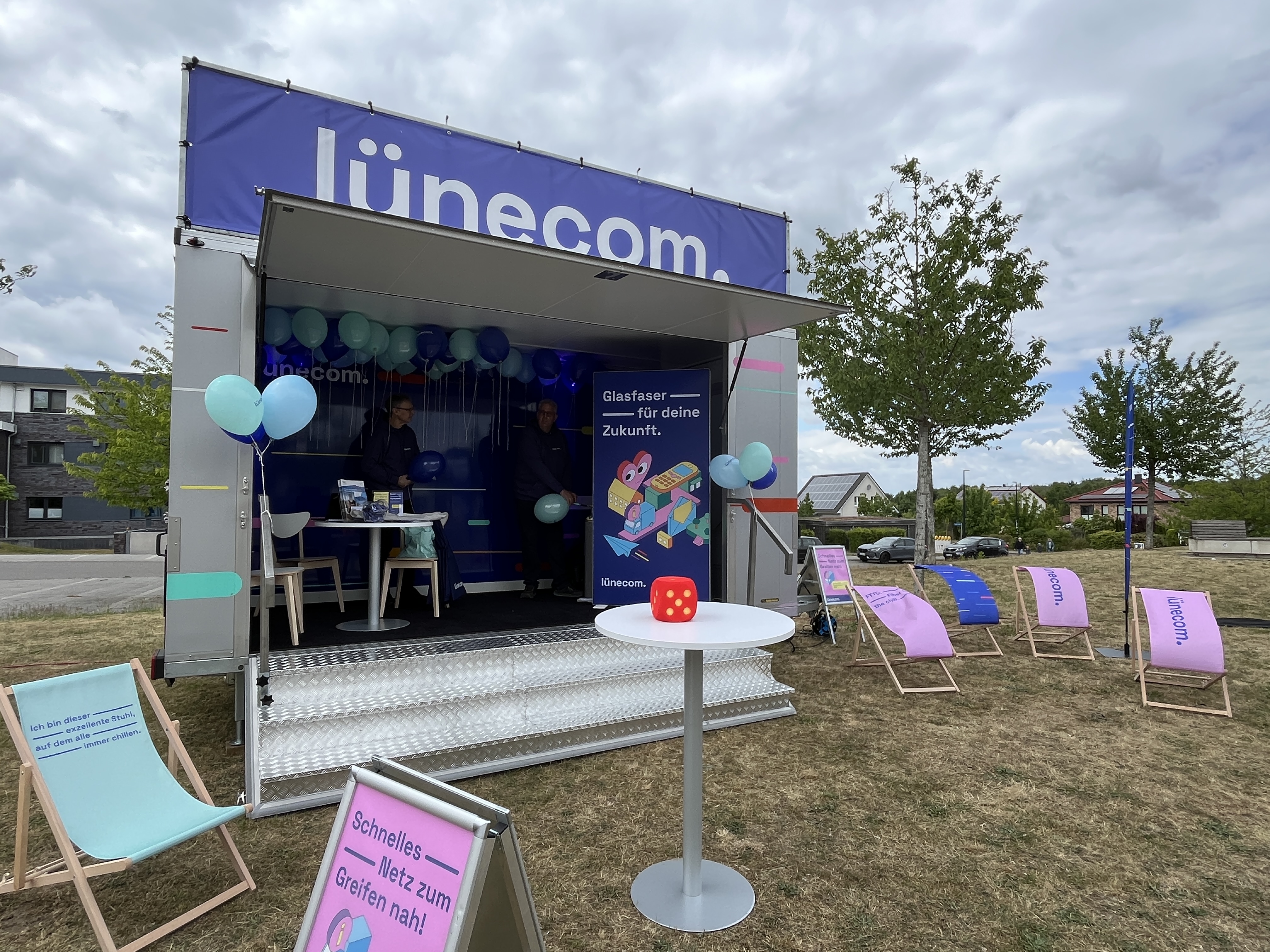 lünecom beim Dorffest in Deutsch Evern