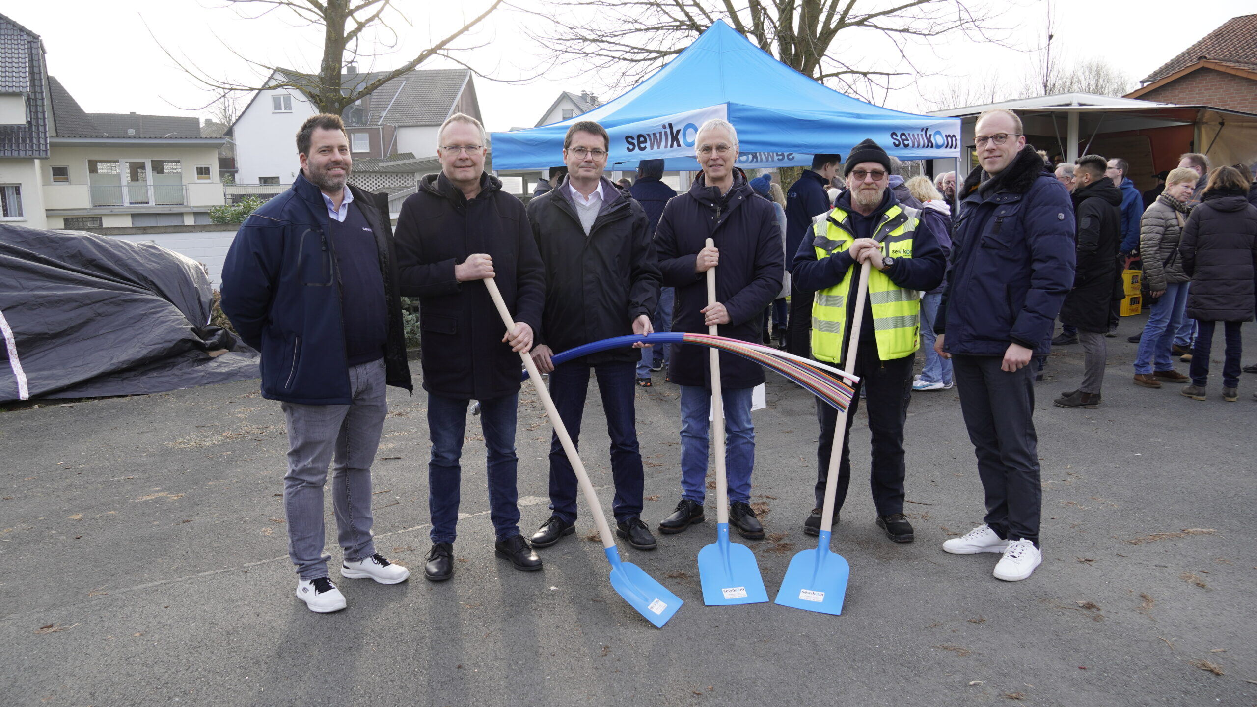 Glasfaserausbau der sewikom in Bredenborn gestartet